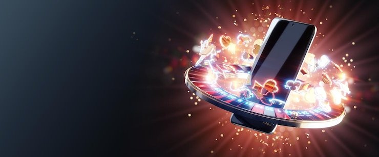 Pengguna memeriksa akun dari ponsel